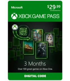 Xbox Game Pass 3 Meses