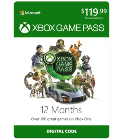 Xbox Game Pass 12 Meses